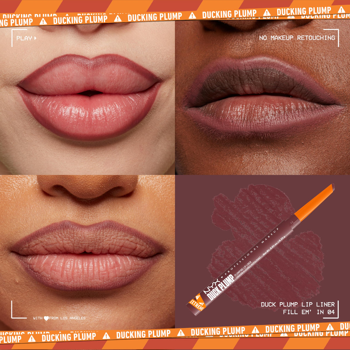 NYX PROFESSIONAL MAKEUP dual-edged tip close-up highlighting precise application