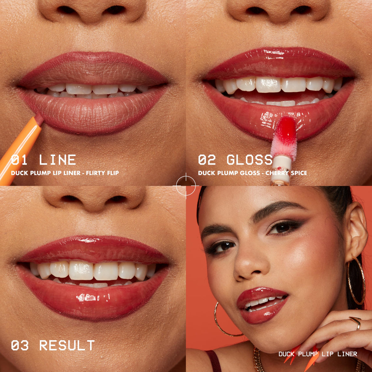 NYX PROFESSIONAL MAKEUP model smiling showing fuller-looking lips