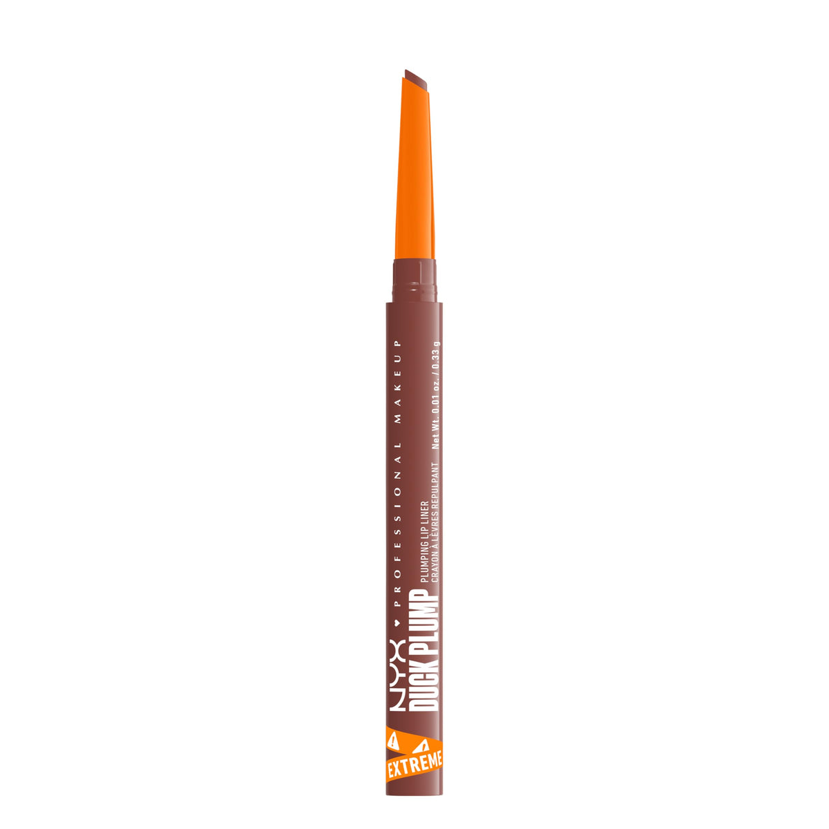NYX Duck Plump front packaging showing product and shade benefits