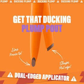 NYX Duck Plump paired with Duck Plump gloss for layered shine