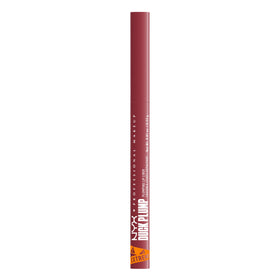 NYX PROFESSIONAL MAKEUP paired with gloss to boost shine and plump effect