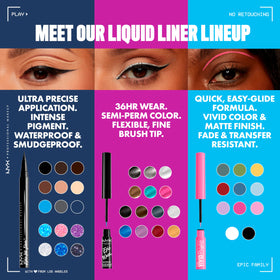 NYX PROFESSIONAL MAKEUP on vanity in lifestyle scene for everyday wear inspiration
