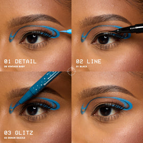 NYX PROFESSIONAL MAKEUP texture on hand illustrating matte finish and flake resistance