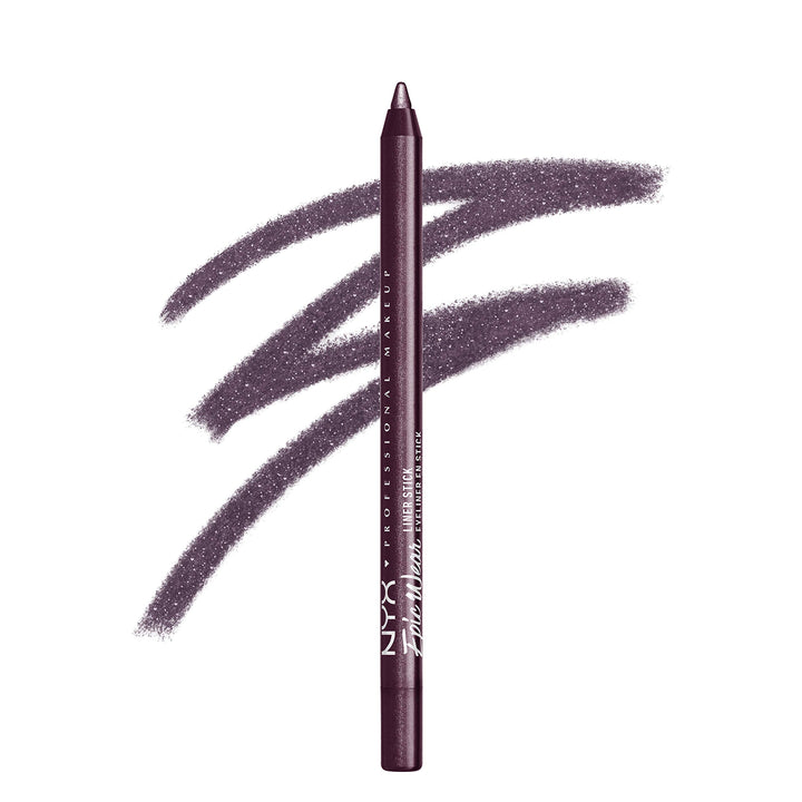 NYX PROFESSIONAL MAKEUP Epic Wear front view showing bold berry color and packaging benefit