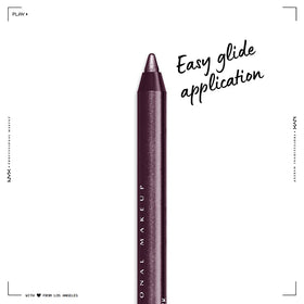 NYX PROFESSIONAL MAKEUP liner with cap off highlighting easy-to-use pencil format benefit