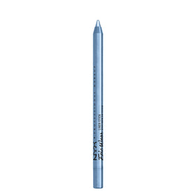 NYX PROFESSIONAL MAKEUP texture stroke of Chill Blue showing smooth glide