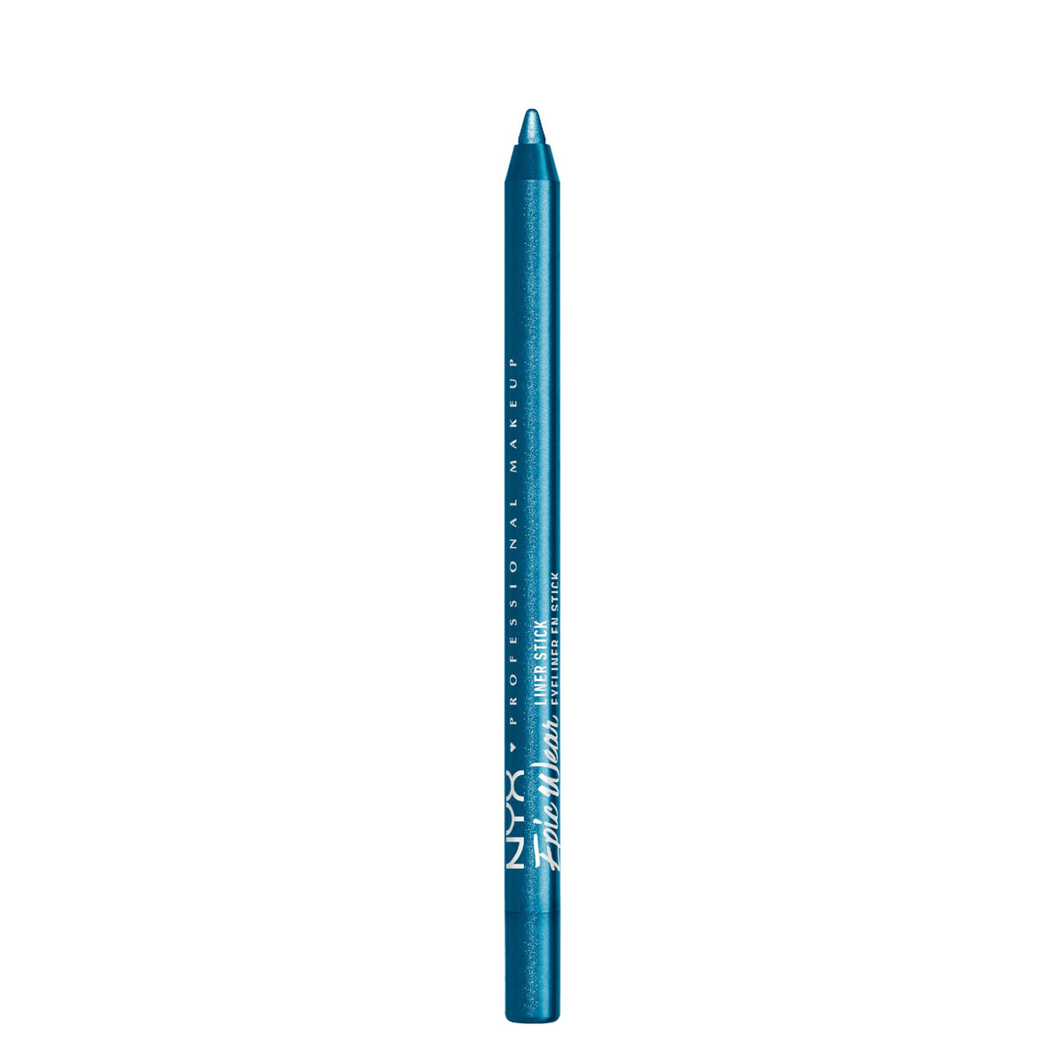NYX PROFESSIONAL MAKEUP front packaging showing turquoise liner for bold pigment