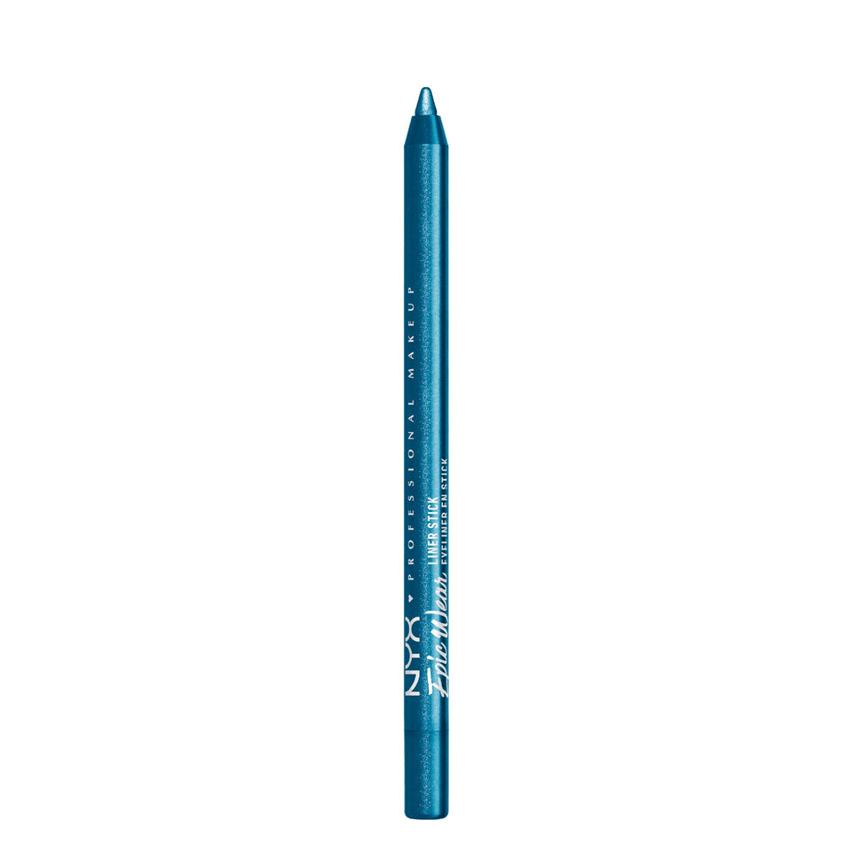 NYX PROFESSIONAL MAKEUP front packaging showing turquoise liner for bold pigment