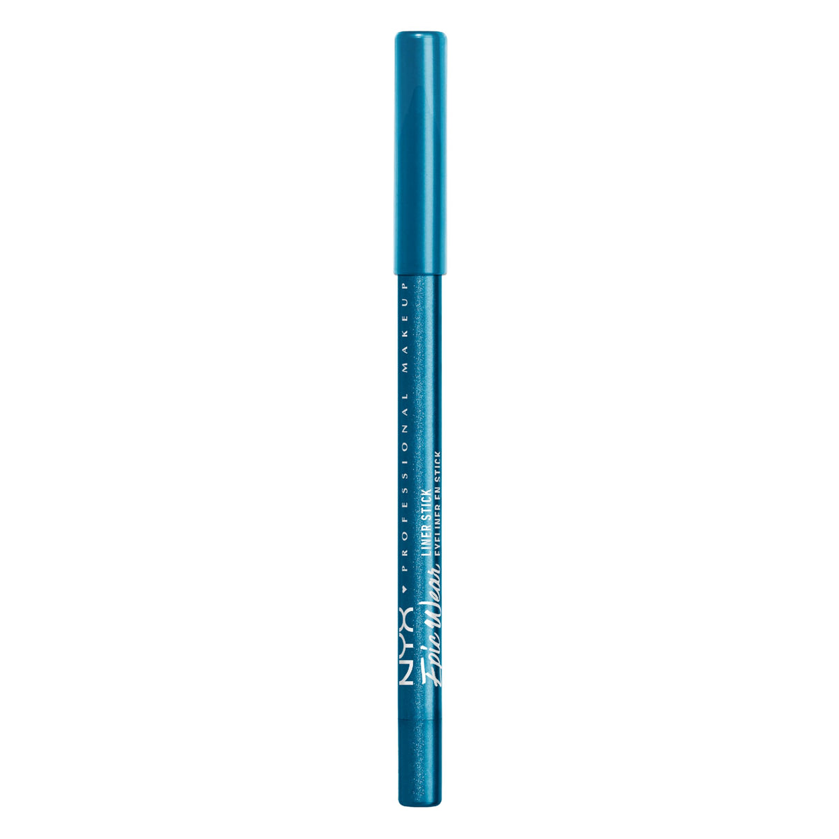 NYX PROFESSIONAL MAKEUP eyeliner applied winged look demonstrating long-wear color