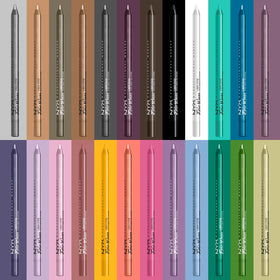 NYX PROFESSIONAL MAKEUP liner held in hand to illustrate size and travel-friendly convenience