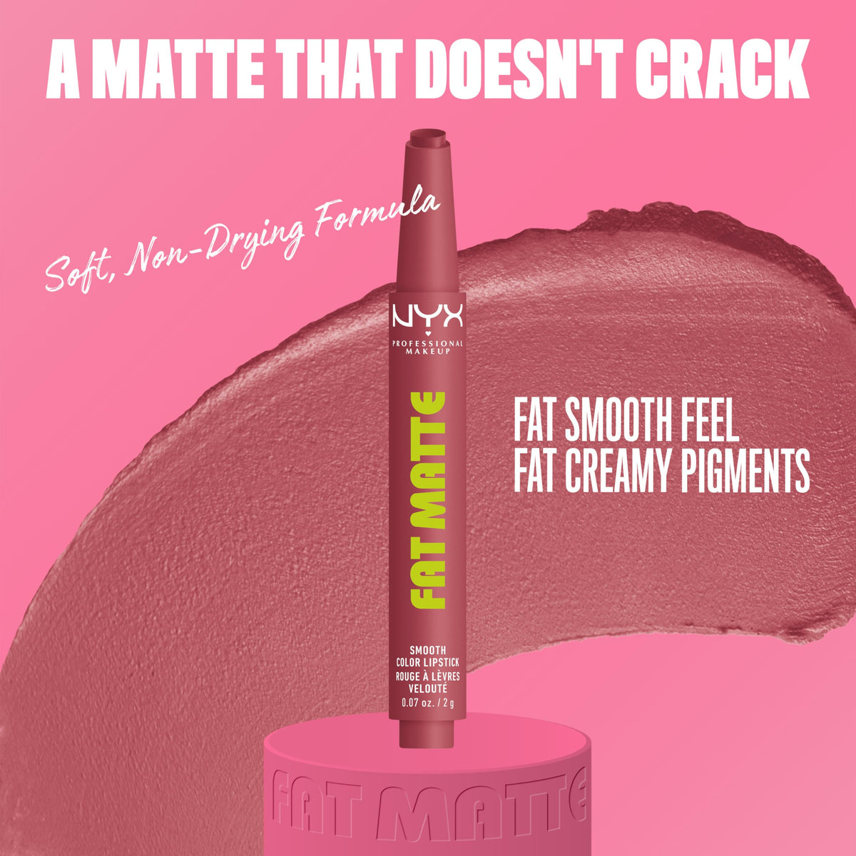 NYX PROFESSIONAL MAKEUP whipped texture close-up illustrating creamy non-drying finish