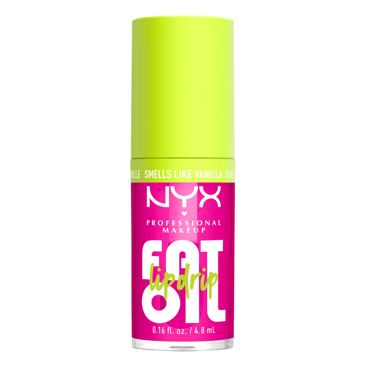 NYX Fat Oil on a beach table conveying radiant shine and summer-ready glow