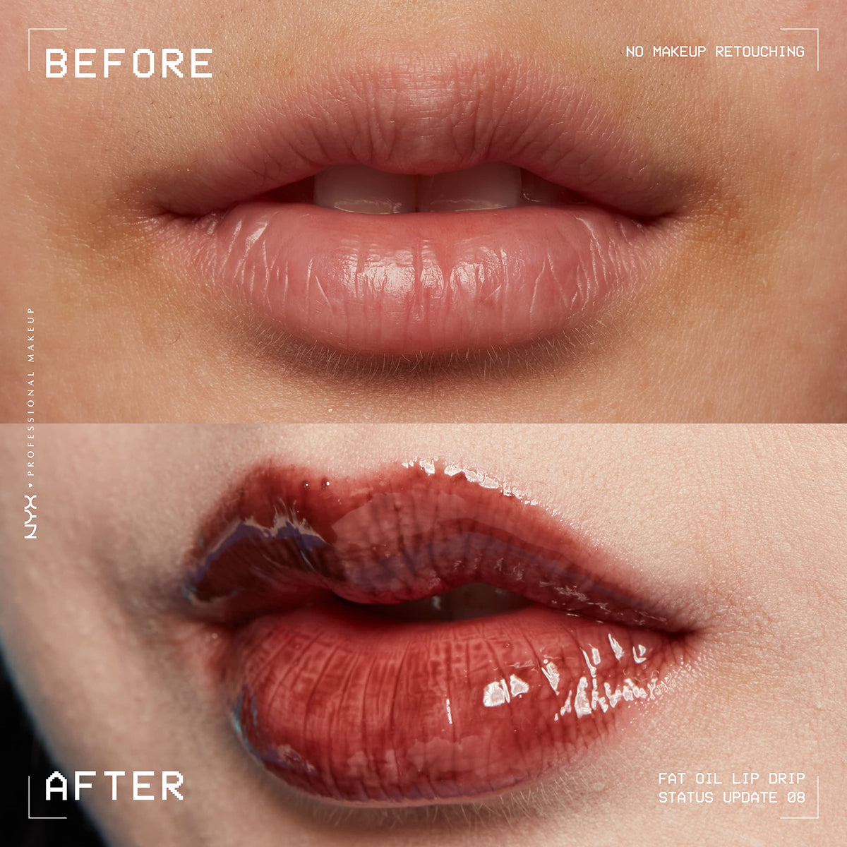 NYX PROFESSIONAL MAKEUP ingredient focus on squalane bottle showing long-lasting moisture benefit