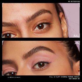 NYX PROFESSIONAL MAKEUP pencil held in hand to show size and travel-friendly benefit