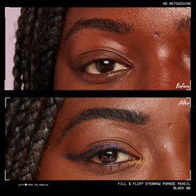NYX PROFESSIONAL MAKEUP pencil held in hand to show size and travel-friendly benefit