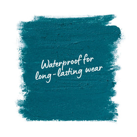 NYX PROFESSIONAL MAKEUP gypsy blue winged eye look illustrating bold color impact