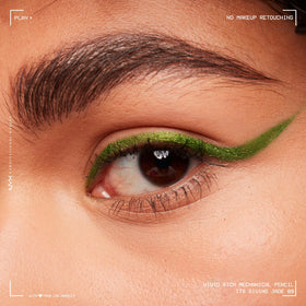 NYX PROFESSIONAL MAKEUP pencil tip close-up illustrating a precise retractable point