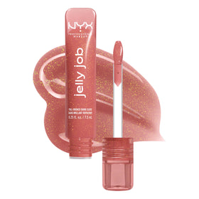 NYX PROFESSIONAL MAKEUP front packaging showing Honey It's Jelly glossy tube benefit high-shine