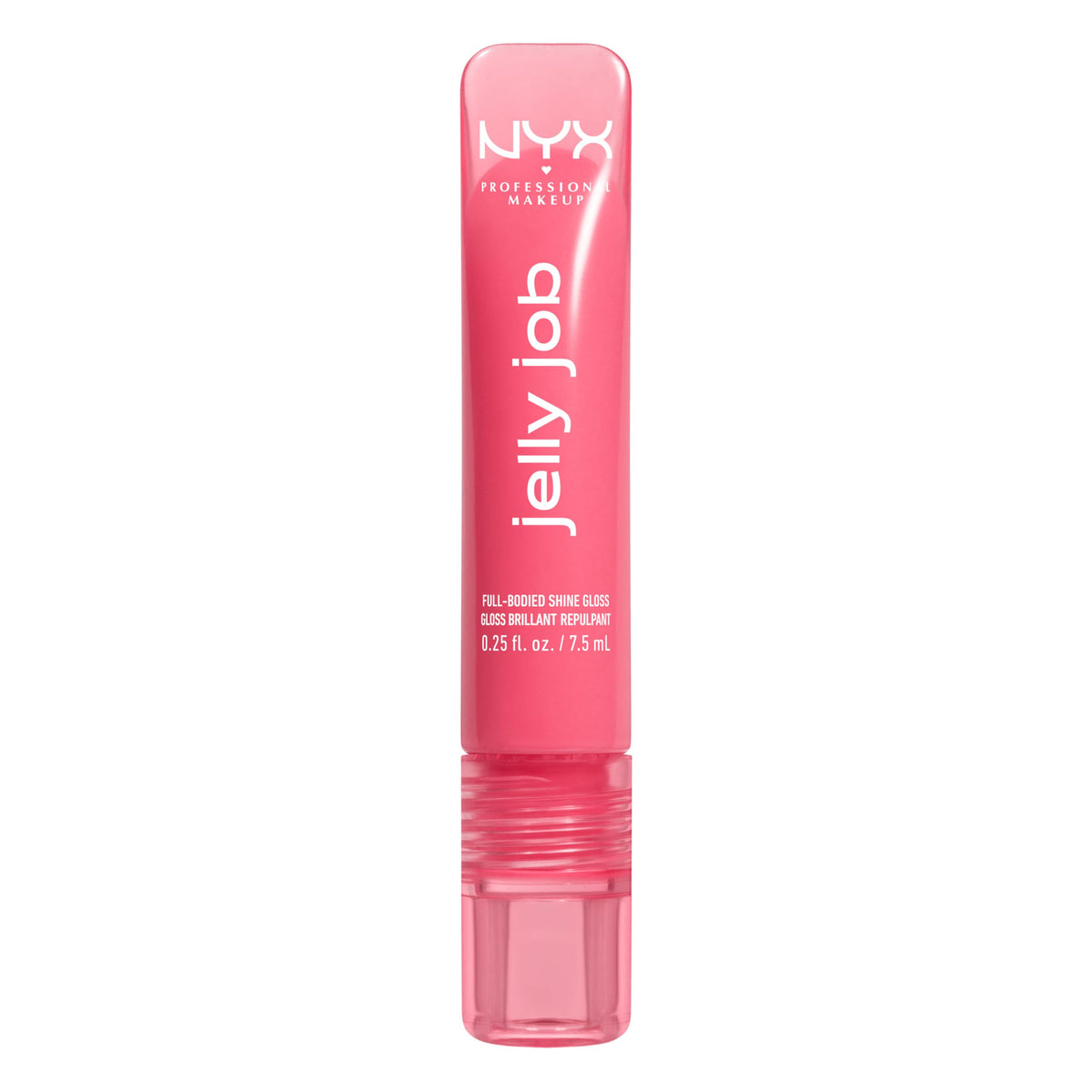 NYX PROFESSIONAL MAKEUP close reflective gloss detail showing glassy shine benefit