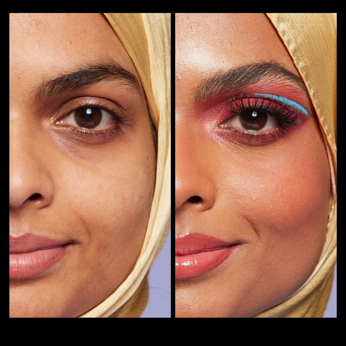 NYX PROFESSIONAL MAKEUP close-up of invisible band for seamless blending on lash line