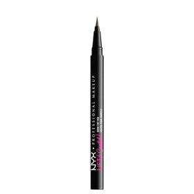 NYX PROFESSIONAL MAKEUP open cap revealing flexible tip for varied line widths