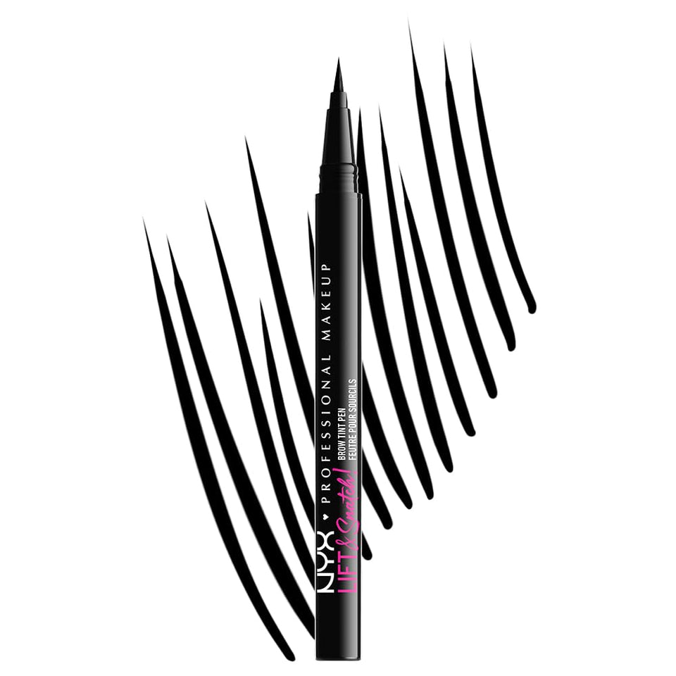 NYX micro‑brush pen front packaging showing product and shade benefit precision