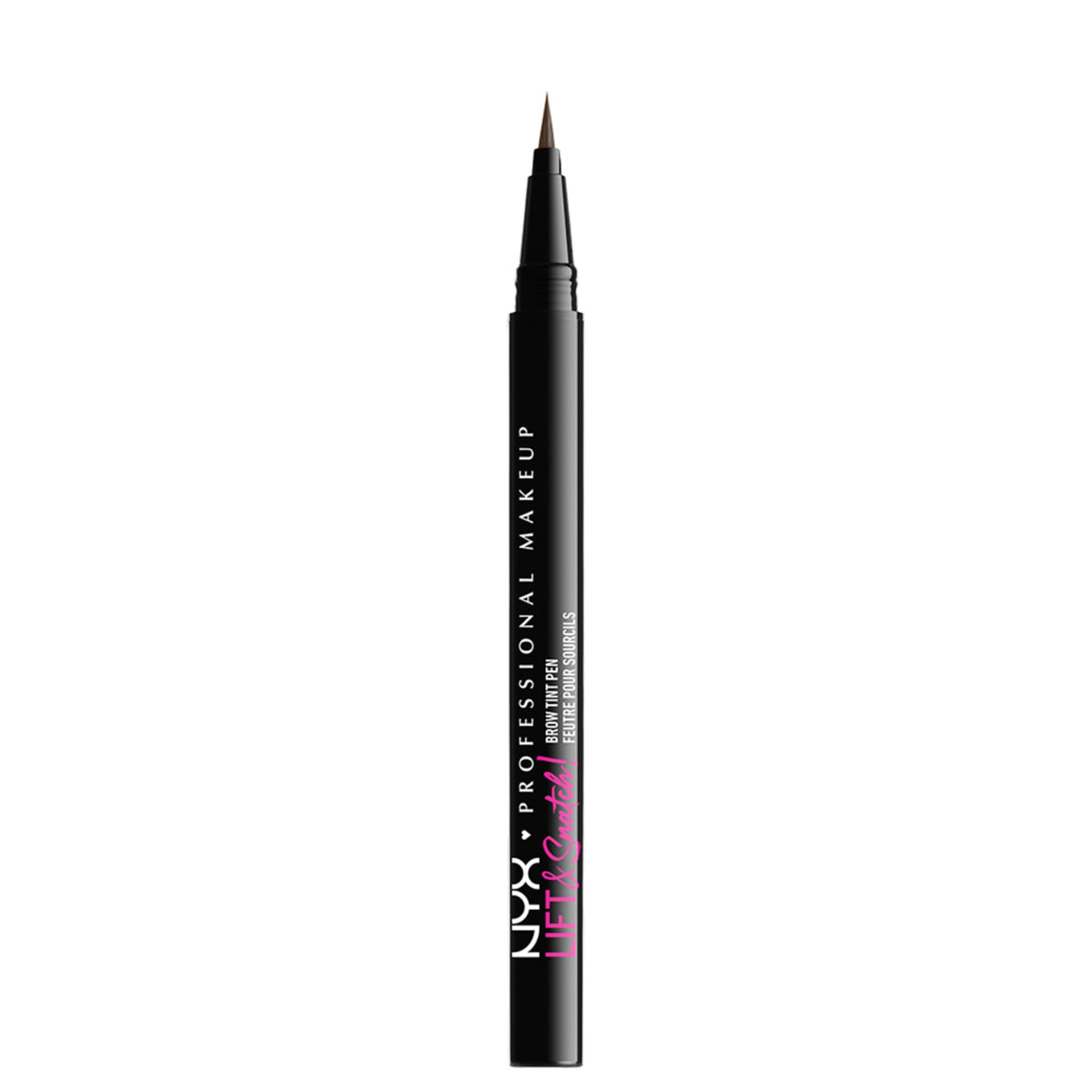 NYX PROFESSIONAL MAKEUP pen next to a coin showing compact travel size