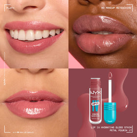 NYX Lip IV drip-shaped applicator detail for precise, mess-free application