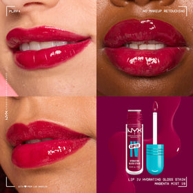 NYX Professional Makeup drip-shaped applicator close-up for precise, mess-free application