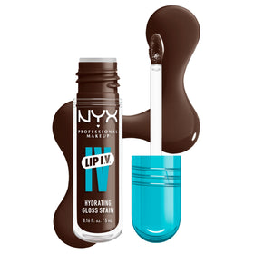 NYX PROFESSIONAL MAKEUP front tube showing Espresso Soak, instant wet shine