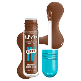 NYX PROFESSIONAL MAKEUP front packaging Splash N Spice shows shade and benefit