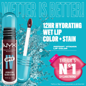 NYX lip iv mauve n moist swatch on arm showing true color payoff and buildable finish
