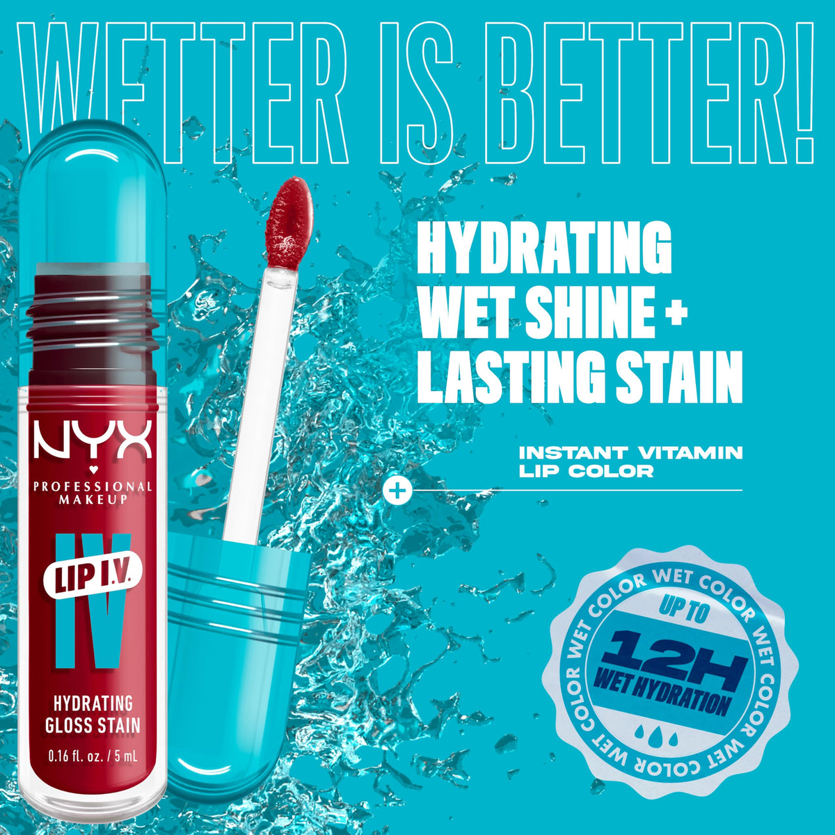 NYX lip IV texture swipe on arm revealing pigment payoff and buildable color