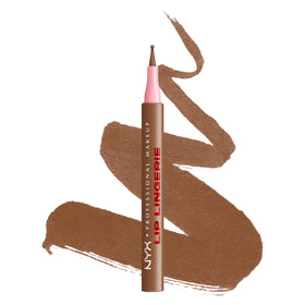 NYX brand front packaging showing Steamy Spice liner, clear product ID and benefit
