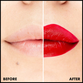 NYX PROFESSIONAL MAKEUP close-up of lip texture showing smooth matte finish
