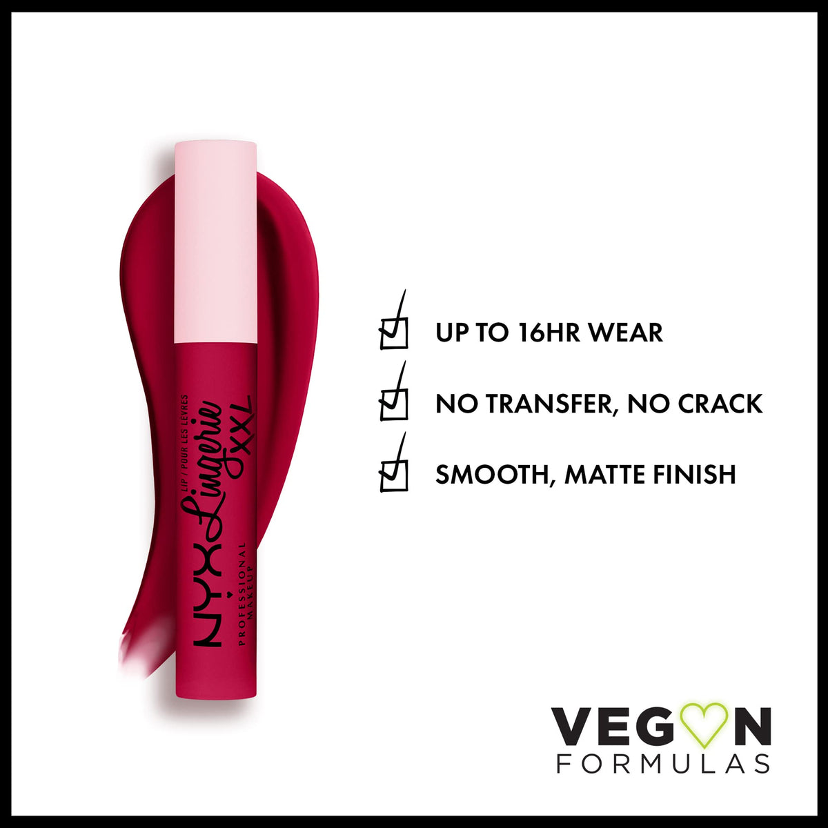 NYX PROFESSIONAL MAKEUP doe-foot applicator displaying precise application benefit
