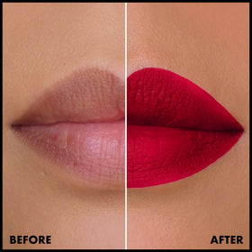 NYX PROFESSIONAL MAKEUP full-coverage on lips highlighting vibrant longwear benefit