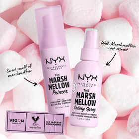 NYX PROFESSIONAL MAKEUP primer with foundation application showing improved makeup glide