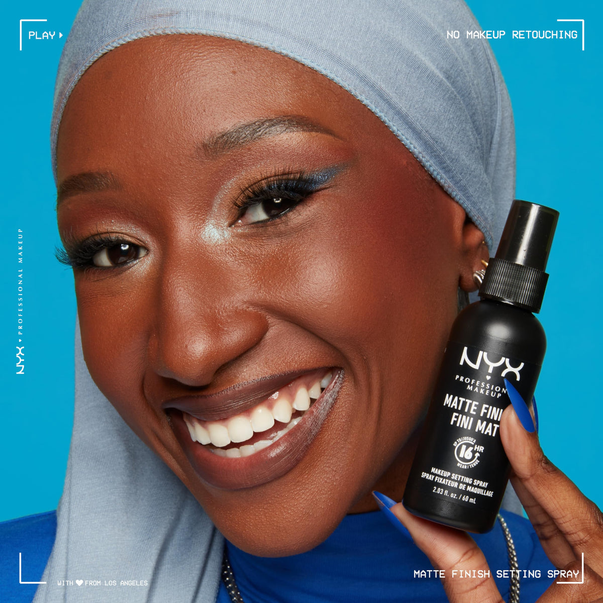 NYX PROFESSIONAL MAKEUP label detail highlighting vegan and cruelty-free benefit