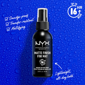 NYX PROFESSIONAL MAKEUP mist texture pictured delivering weightless hold