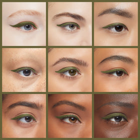 NYX PROFESSIONAL MAKEUP eyeliner applied on eye for natural daytime enhancement