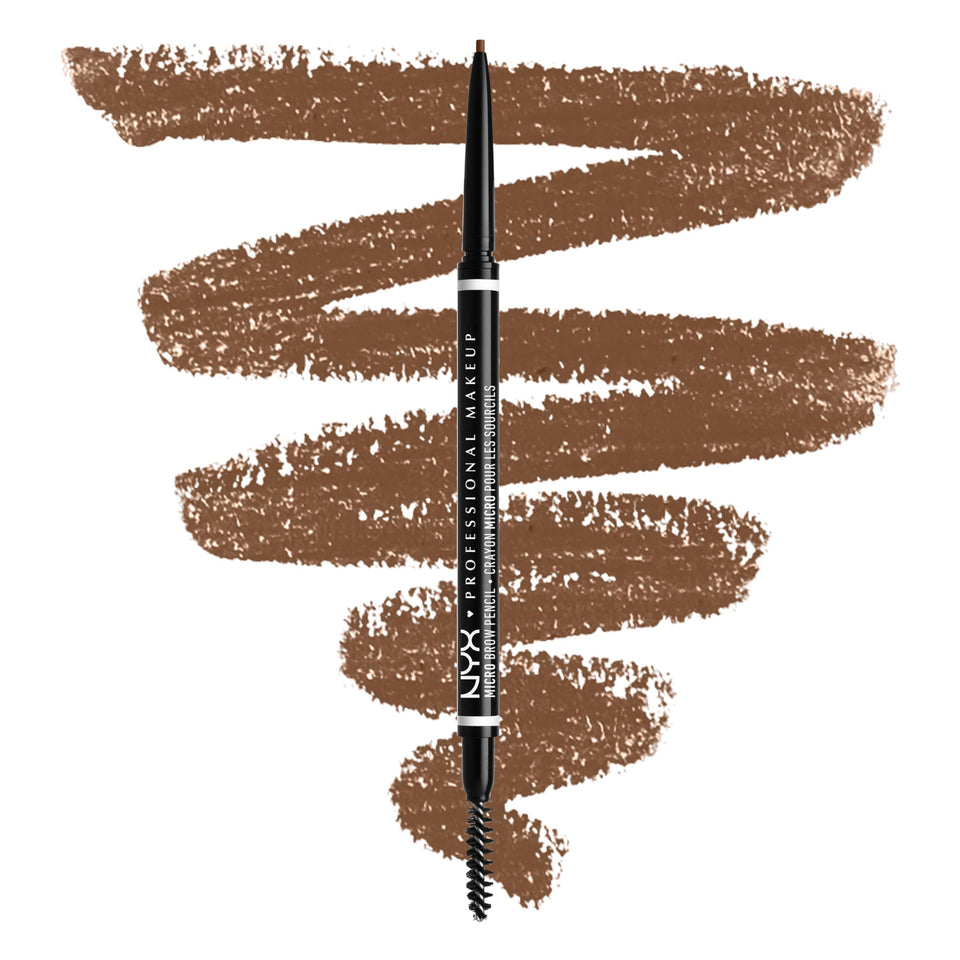 NYX PROFESSIONAL MAKEUP pencil front packaging showing shade label and tip benefit