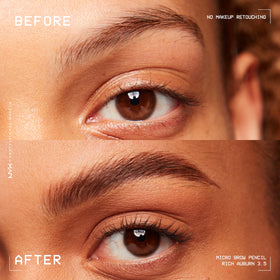 NYX PROFESSIONAL MAKEUP spoolie end blending strokes for polished brows