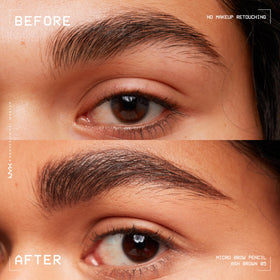 NYX PROFESSIONAL MAKEUP spoolie end detail for blending and grooming