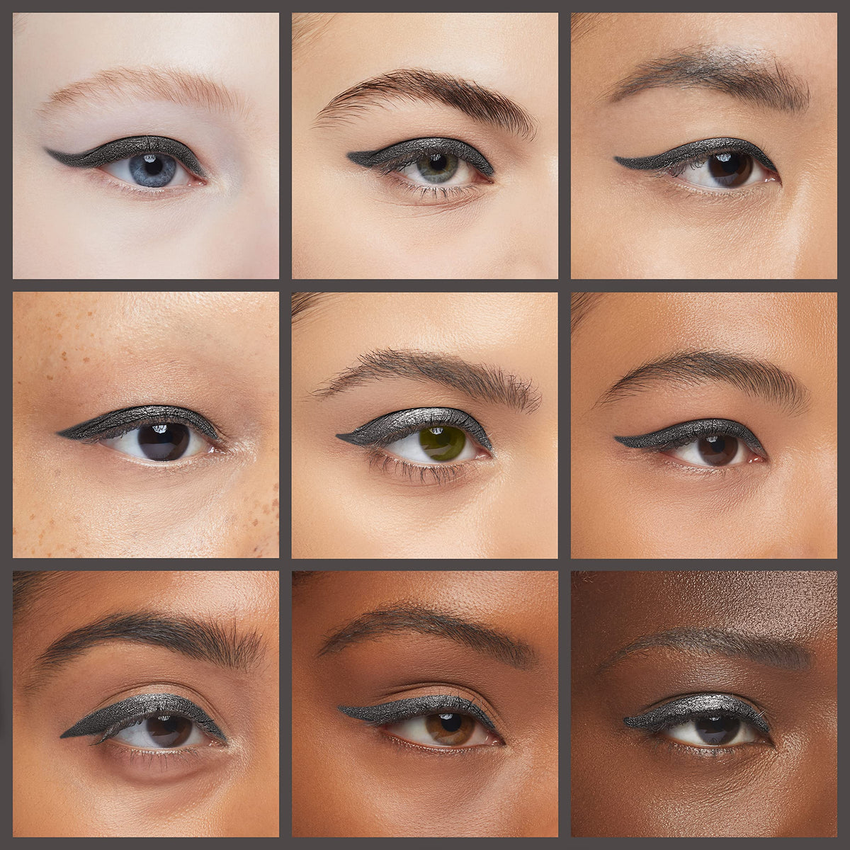 NYX PROFESSIONAL MAKEUP pencil in use creating crisp winged eyeliner