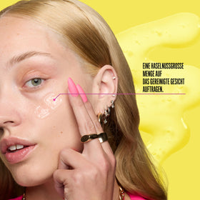 NYX Professional Makeup ingredient label highlighting hyaluronic acid benefits