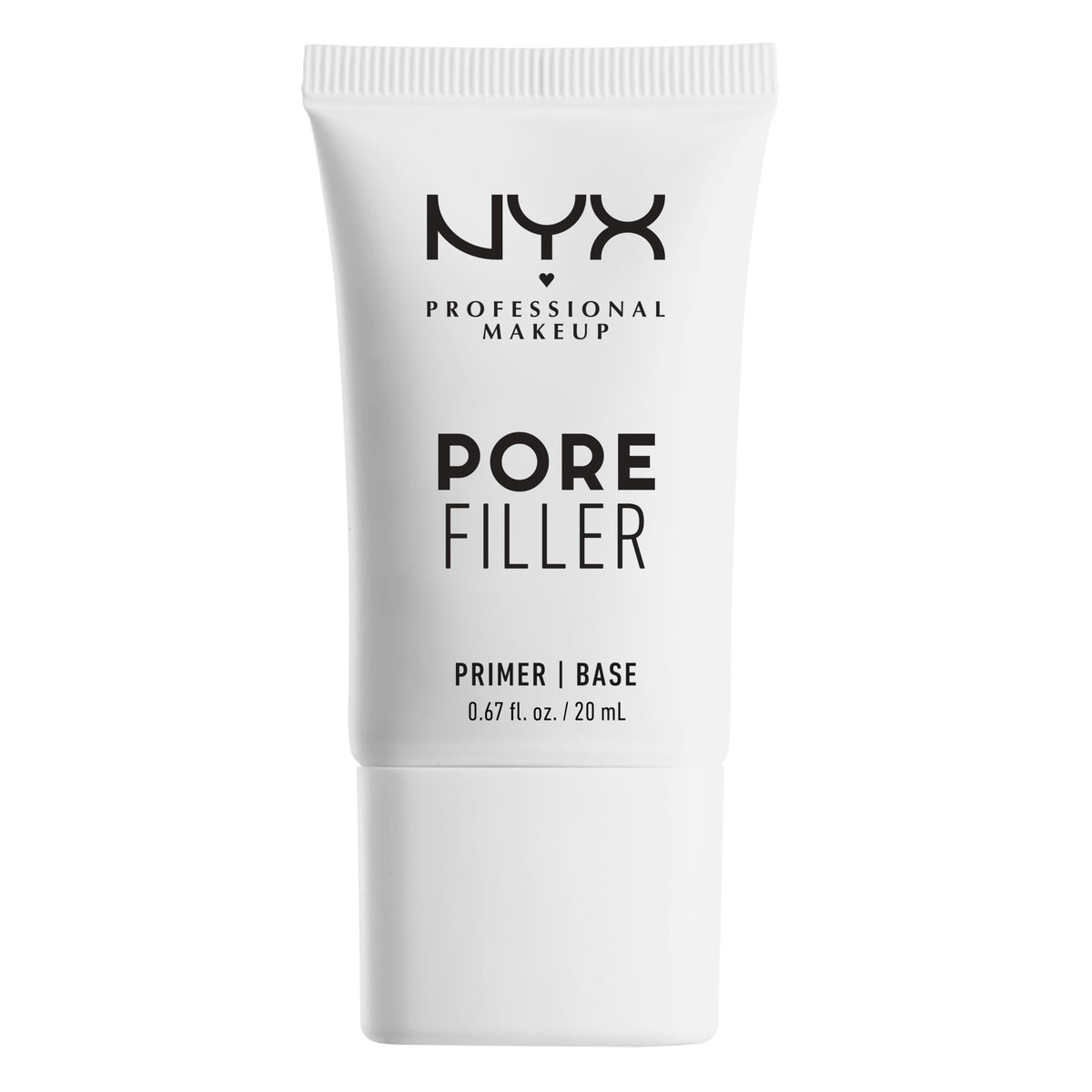 NYX PROFESSIONAL MAKEUP front packaging showing sleek primer tube and branding benefit