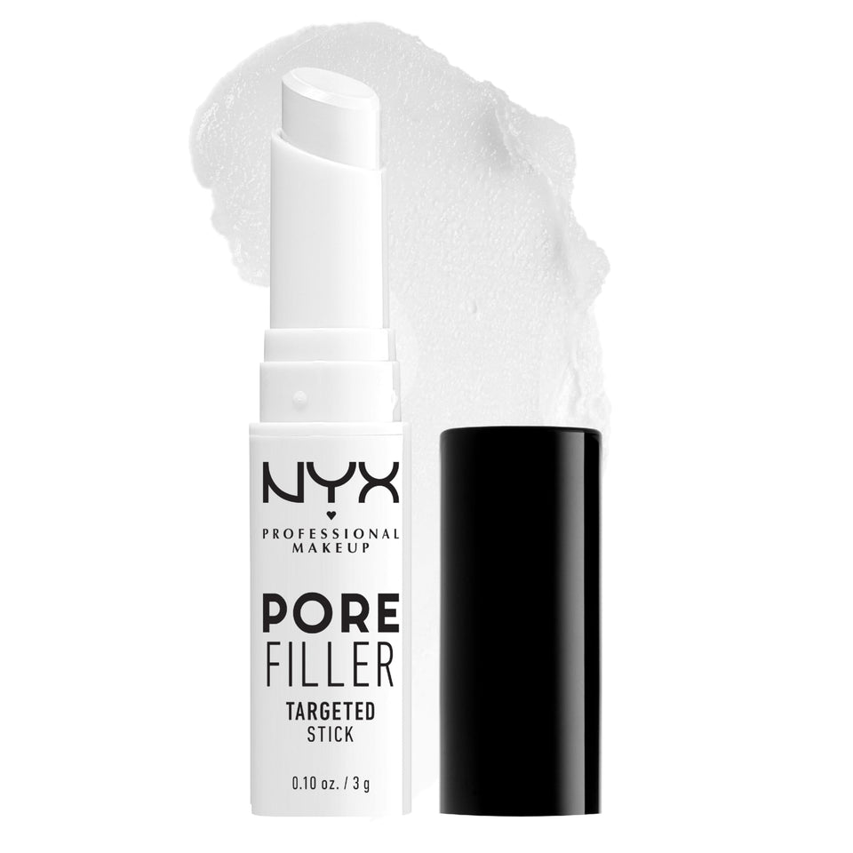 NYX PROFESSIONAL MAKEUP front packaging showing compact primer stick and branding benefit: easy portability