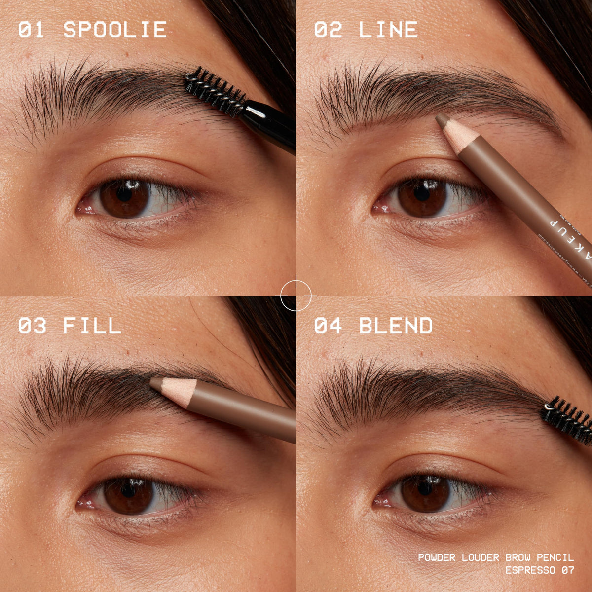 NYX PROFESSIONAL MAKEUP before and after brows demonstrating visible volume boost