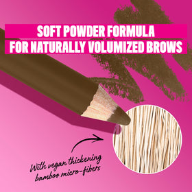 NYX PROFESSIONAL MAKEUP spoolie close-up blends product for a seamless natural finish